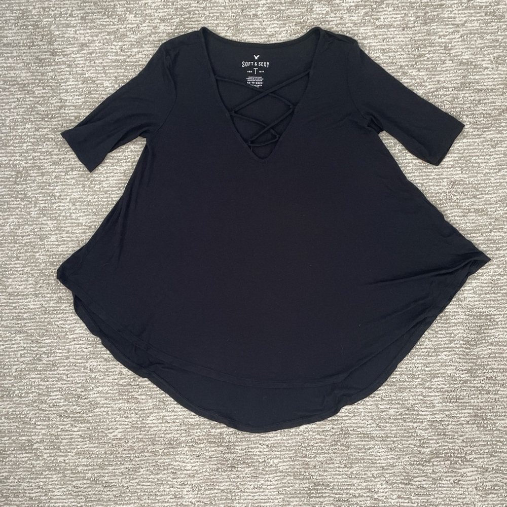American Eagle Outfitters Soft and Sexy Boho Top